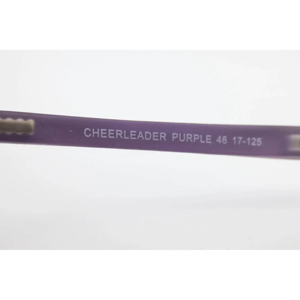 Adolfo Sport Cheerleader Purple Clear Eyeglass Frames 46-17-125 Rectangular